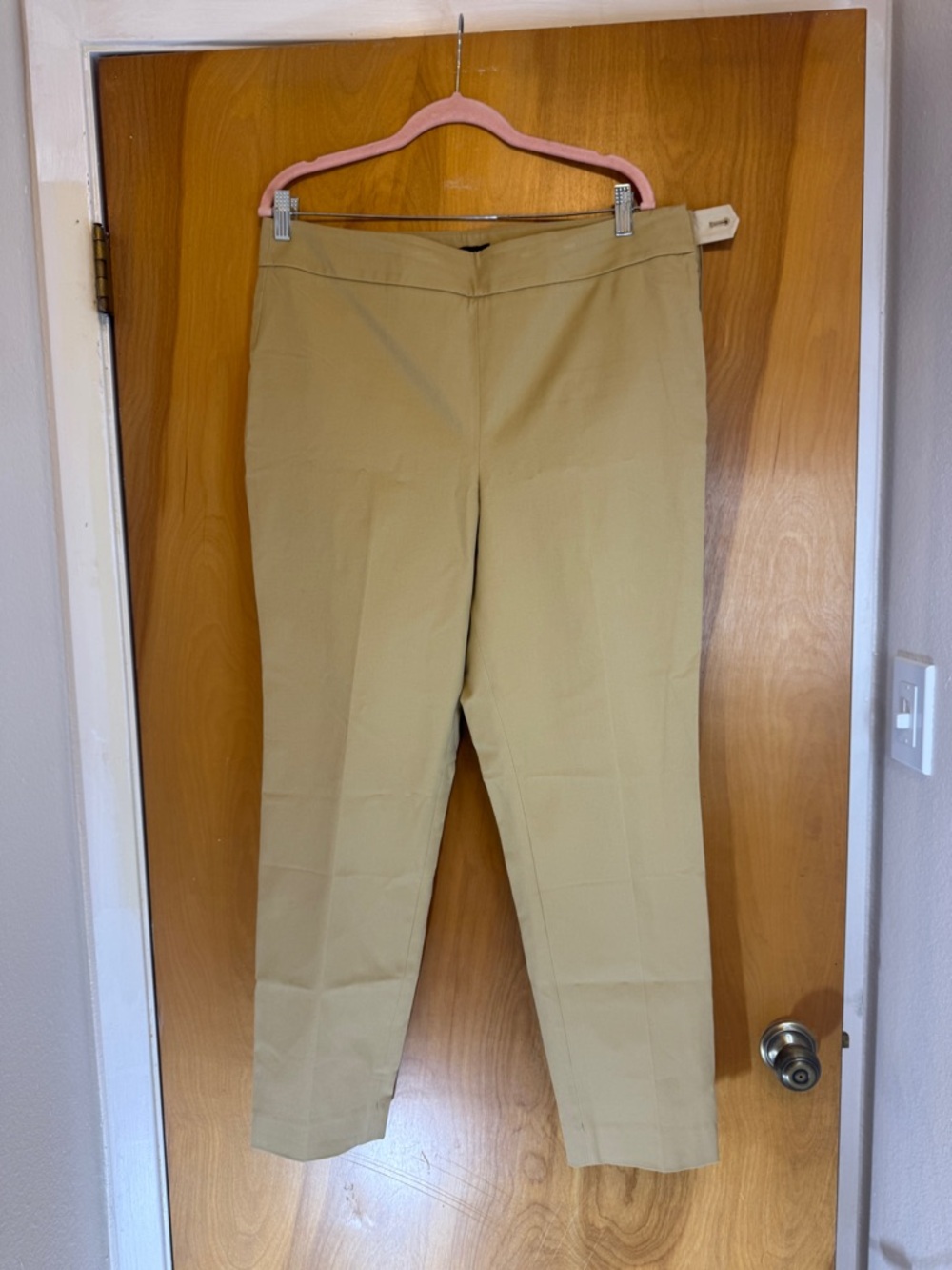 Talbots Chatham Ankle Pant in Khaki Tan